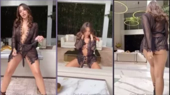 Ana Cheri filtra vídeo de desnudo en lencería negra en OnlyFans