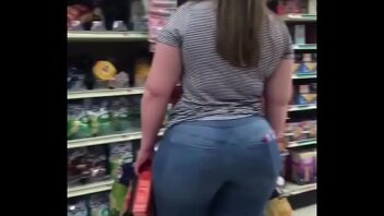 Big Fat Ass At The Supermarket