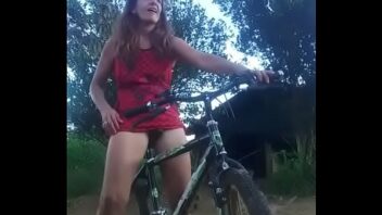 Chompipe en bicicleta