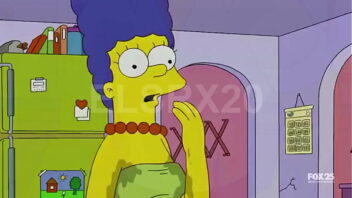 Marge cogiendo