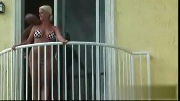 Balcony voyeur