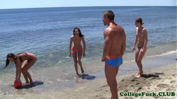 Beach teen sex