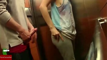 Elevator porn