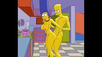 Marge follando con bart
