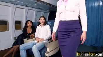 Sex with flight attendant porn