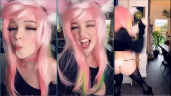 Belle Delphine se burla desnuda en un vídeo filtrado de contenido para adultos