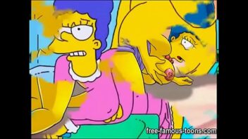 Los Simpson con el robot
