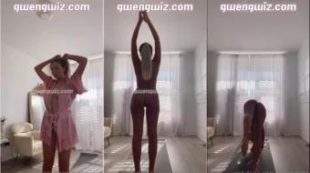 Se filtró un Video de Yoga Desnudo de GwenGwiz