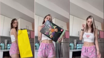 Video filtrado de Ashley Matheson mostrando sexyescote