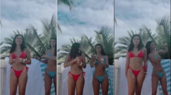 Charli DAmelio Leaked Widh Avani Gregg Bikini Danza