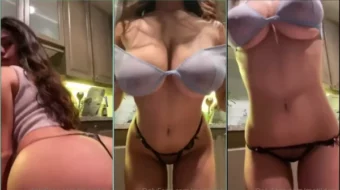 Mati Marroni filtró un vídeo en OnlyFans donde aparece desnuda en la cocina