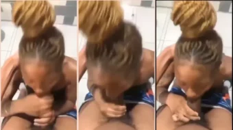 Él no trabaja porque ella le extrae todo su semen con la boca