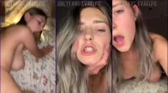Video porno filtrado de Eva Elfie desnuda en un sextape