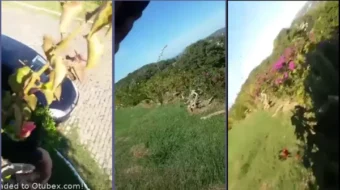 Atrapados teniendo sexo al aire libre