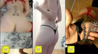 Compilación de videos filtrados de Snapchat de daddyscowgirl