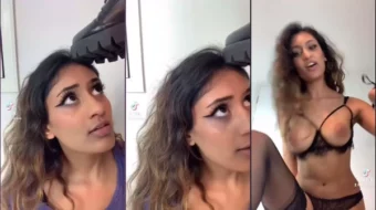 Se filtró un video de Kayla Kapoor desnuda practicando BDSM en TikTok y OnlyFans