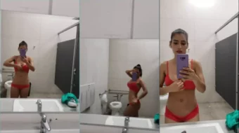 Anabella Galeano Espejo de baño: Dedos Onlyfans Video Leaked