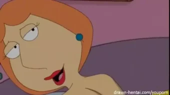 Marge Simpson tiene relaciones sexuales con la prostituta Lois Griffin