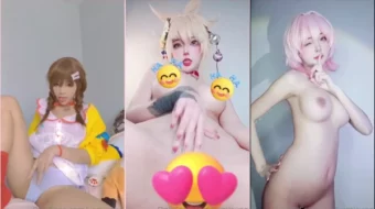 El video del desnudo Asain Cosplay video