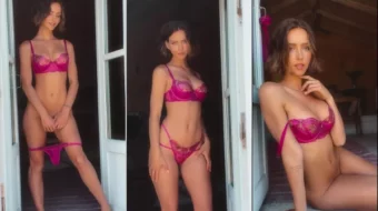 Video filtrado de Rachel Cook desnuda mostrando su trasero