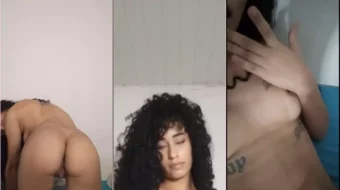 Bianca Agistinni, una delgadita y tatuada, enseñando su estrecho coñito