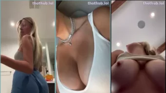 Corinna Kopf deleita a los espectadores montando de forma apasionada en un video filtrado en OnlyFans con su pareja
