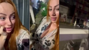 Jessica Patez fue captada divirtiéndose sola en su balcón y causando revuelo en el barrio