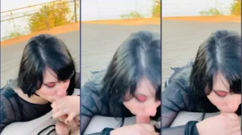 Lua Uchiha fue vista practicando sexo oral a un afortunado en un lugar público sin ningún tipo de vergüenza