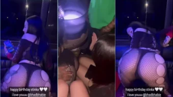 Video filtrado de Bhad Bhabie en un club de twerking con un atractivo trasero en OnlyFans