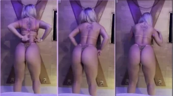 Isadora vale mostrando su hermoso culo en bragas ajustadas