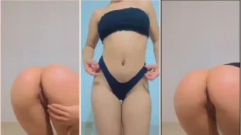 Larissa Sousa aparece desnuda mostrando su coño y su delicioso culo