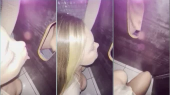 Sammy Gomes practica sexo oral y recibe eyaculación en la boca en la sala privada de entretenimiento para adultos