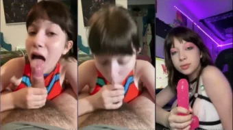 Touki00 Chupando polla Tiktok lindo video de porno adolescente