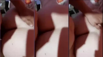 La amateur Cleysa Krause tiene un orgasmo a cuatro patas con una polla dura en el culo