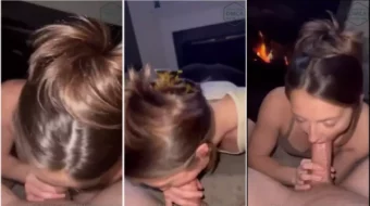 Mira a la rubia de ojos azules Skylar Grey, dándole a su afortunado novio una mamada increíble hasta que es recompensada con una buena ducha de semen