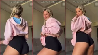 Natalia Valente menea el culo de forma sensual luciendo shorts y luciendo todo su deleite