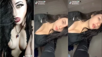 Vídeo de TikTokers mostrando hermosos senos desnudos