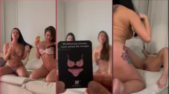 Carol Machado participando en juegos íntimos al estimular oralmente a su amiga