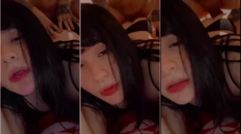 La amateur lua uchiha haciendo porno casero boca abajo con las bragas a un lado
