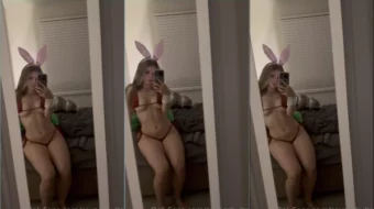 Sava Schultz compartió un video de Bunny Orejas en ropa interior