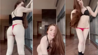 Streamer IamPaigeJ hace twerking y presume su cuerpo luciendo un bikini tanga que le queda bien