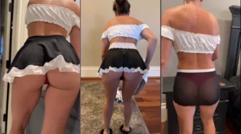 Vídeo Leaked de Christina Khalil como una sirvienta muy traviesa