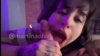 Martina Olvr sorprendida por la habilidad de su afortunado novio