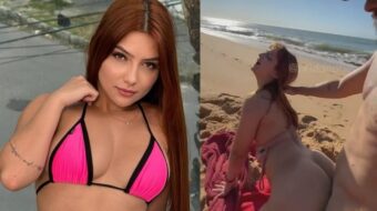 Brida Nunes muestra su intimidad en una playa pública en un vídeo amateur en Xvideos