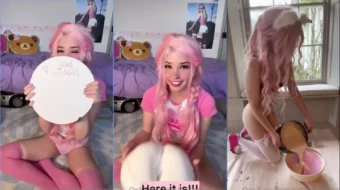 Belle Delphine crea un molde de su zona íntima en un video de OnlyFans