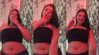 Gabriella Manhaez aparece fumando un porro y presumiendo en internet súper emocionada