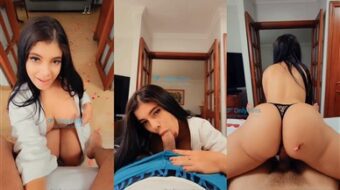 Video de Marta Maria Santos realizando sexo oral y montando filtrado en Onlyfans