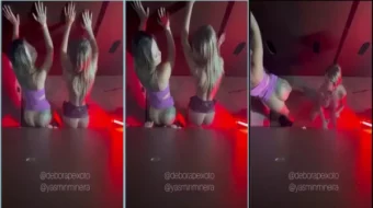 Dos esposas dejaron a sus maridos a un lado y fueron a divertirse con amigos en el famoso Holly de Glory en una casa de swing en Sao Paulo