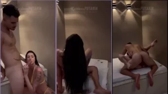 Influencer para adultos Fucking Hot Hotel y cayendo en Internet