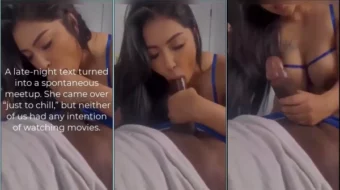 ¡Morena libera el verbo en el porno oral, haciendo un espectáculo con una polla grande y gruesa